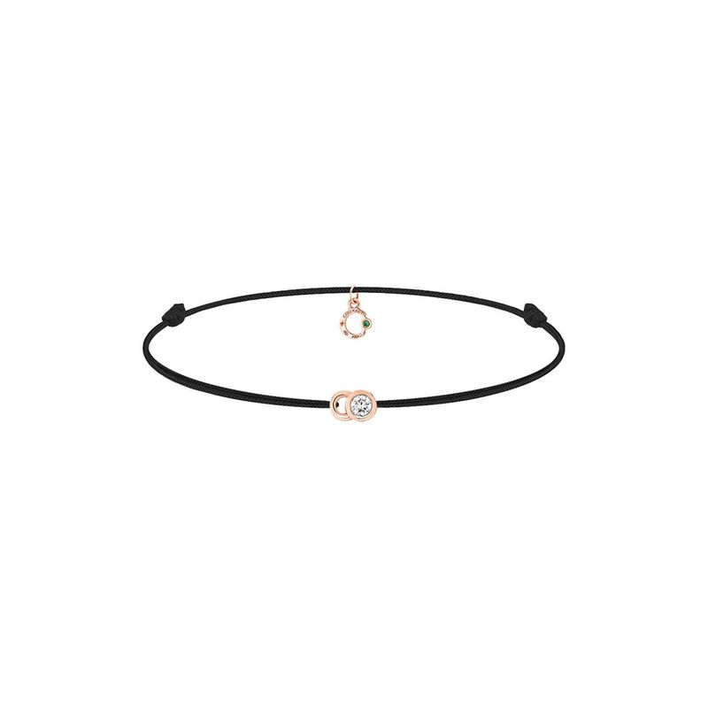 Courbet 18k 0.05 Ct. Tw. Lab Grown Diamond Let's Commit Bracelet